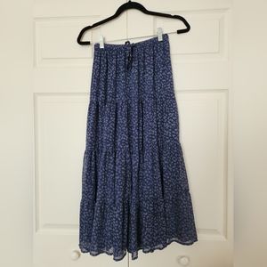 Aerie tiered maxi skirt